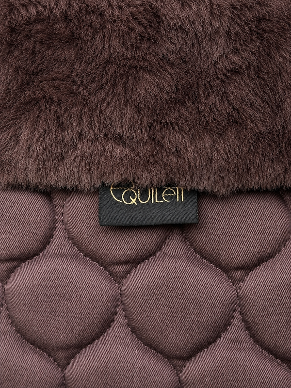 Brown Merino Sheepskin Saddle Pad