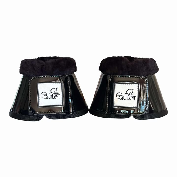 Black Patent Bell Boots