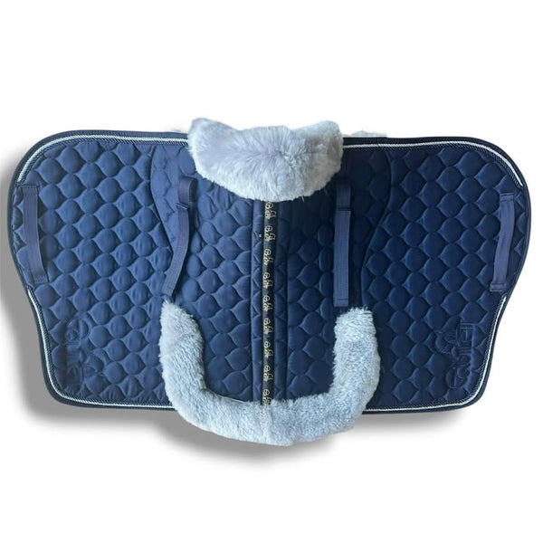 Navy Sheepskin Saddle Pad