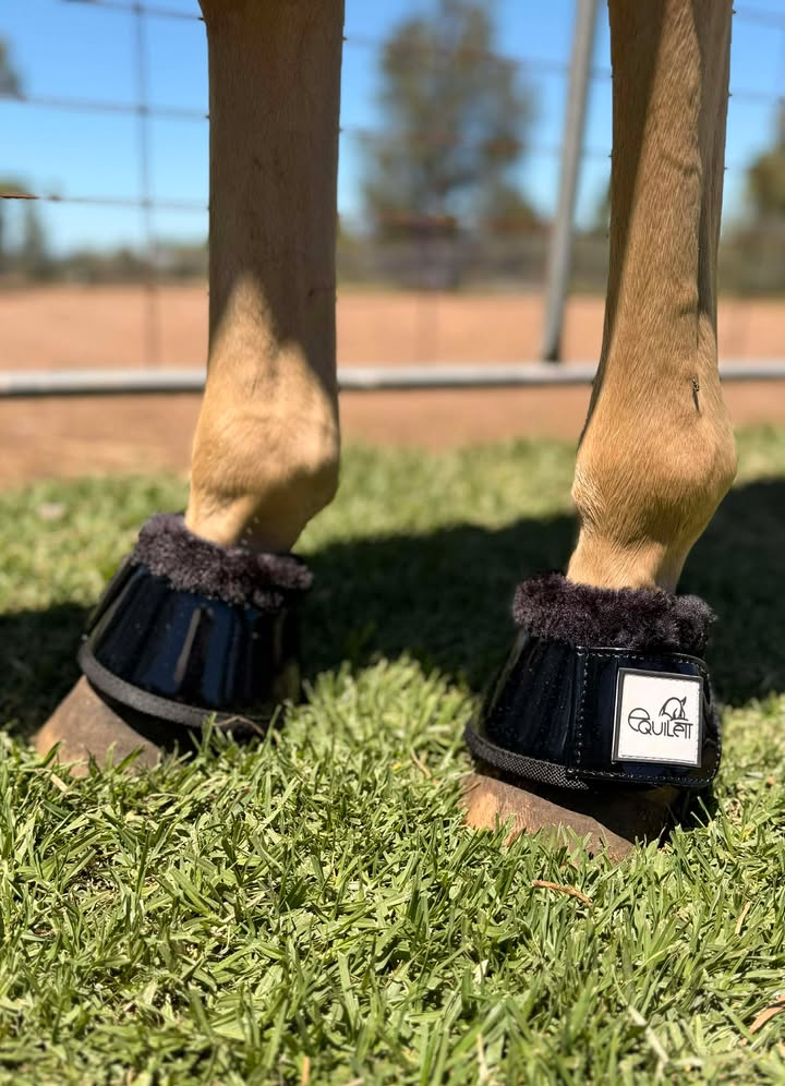 Black Patent Bell Boots