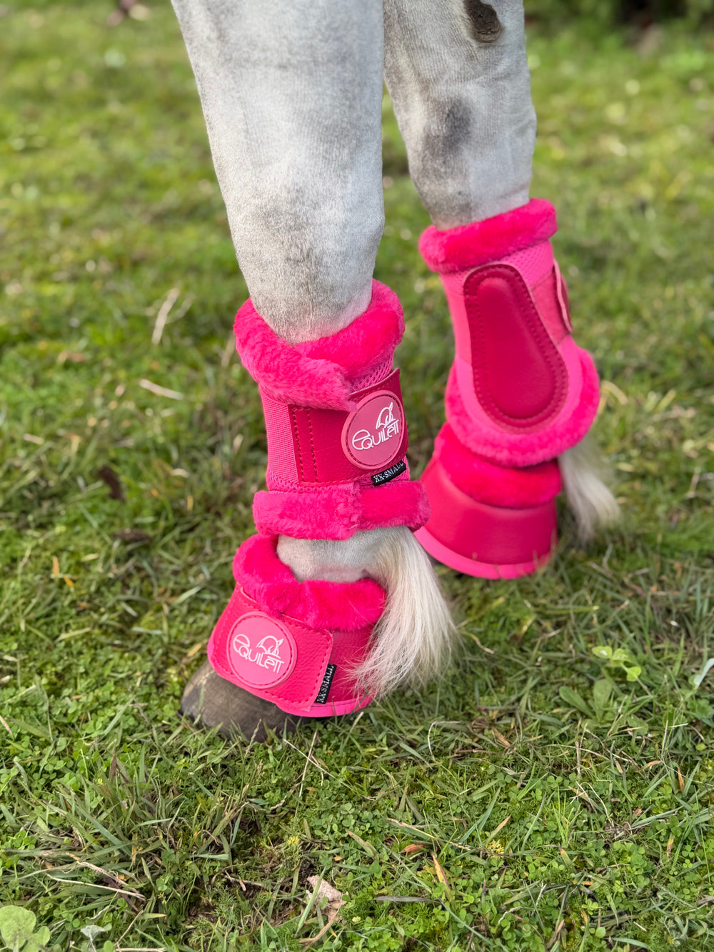Shetland Airflow Hot Pink Brushing Boots with Faux Fur