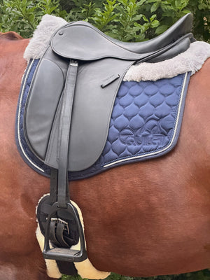 Navy Sheepskin Saddle Pad