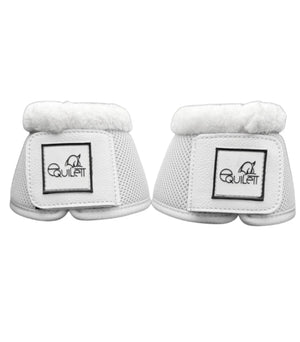 White Mesh Bell Boots