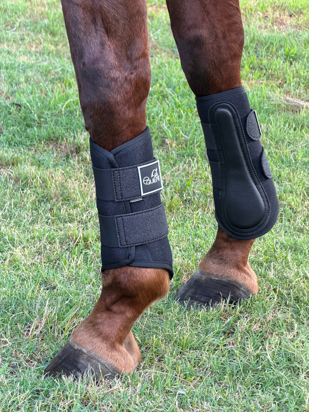 Airflow Black Glitter Mesh Brushing Boots