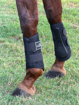 Airflow Black Glitter Mesh Brushing Boots