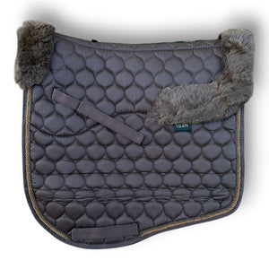 Brown Merino Sheepskin Saddle Pad