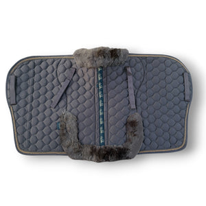 Brown Merino Sheepskin Saddle Pad