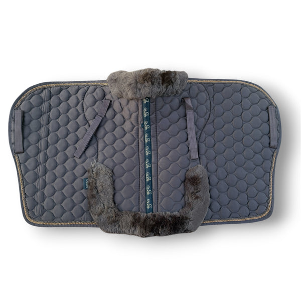 Brown Merino Sheepskin Saddle Pad
