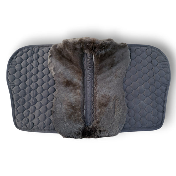Brown Merino Sheepskin Saddle Pad
