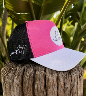 Pink Equilett Trucker Cap