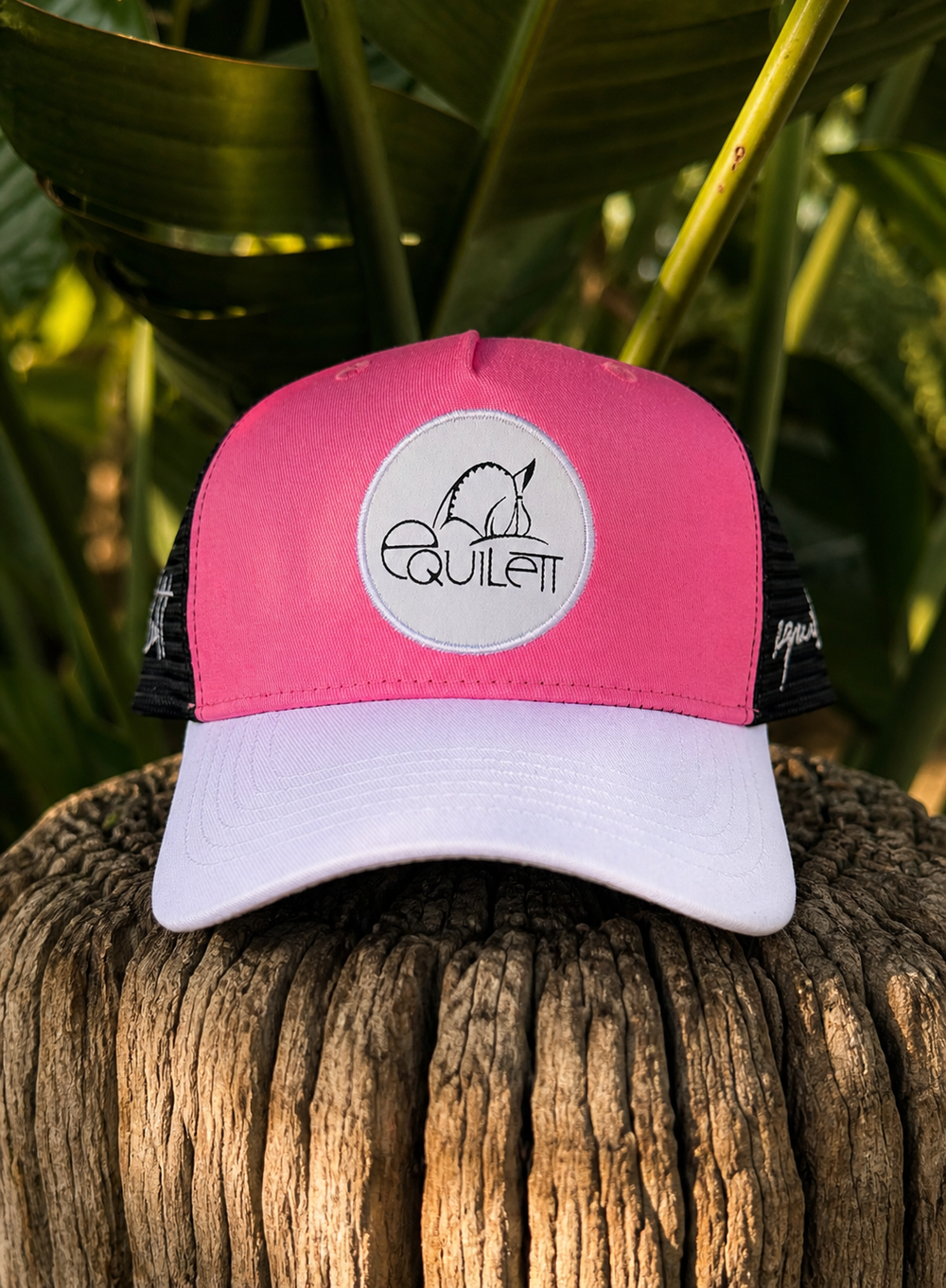 Pink Equilett Trucker Cap