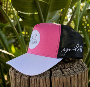 Pink Equilett Trucker Cap