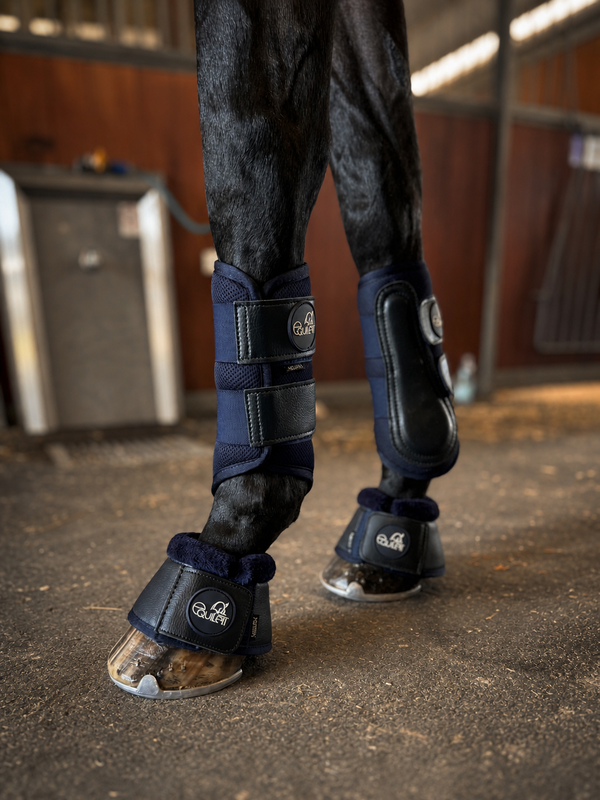 Airflow Navy Mesh Brushing Boots