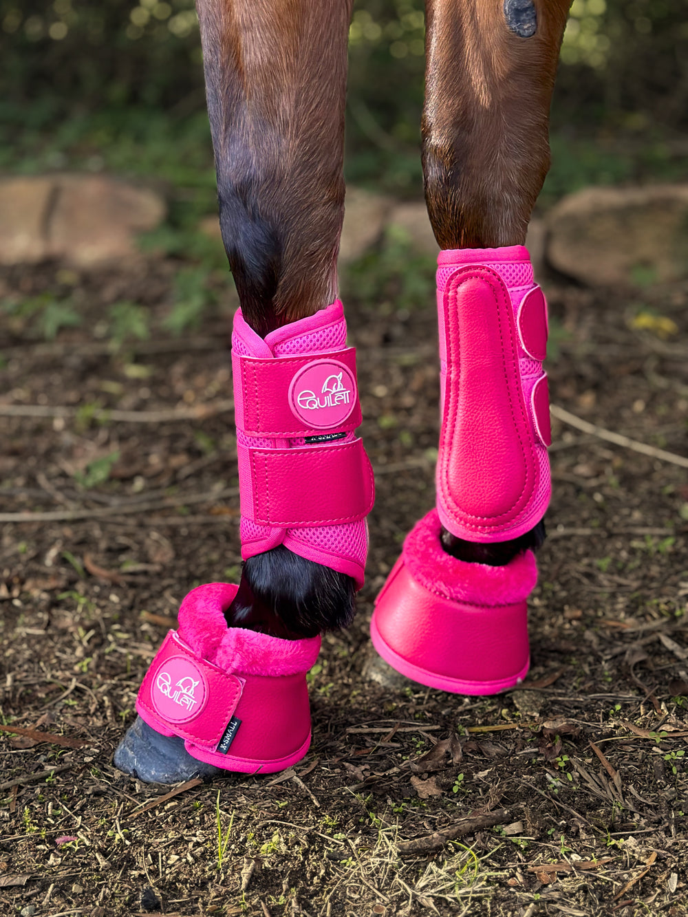 Airflow Hot Pink Mesh Brushing Boots