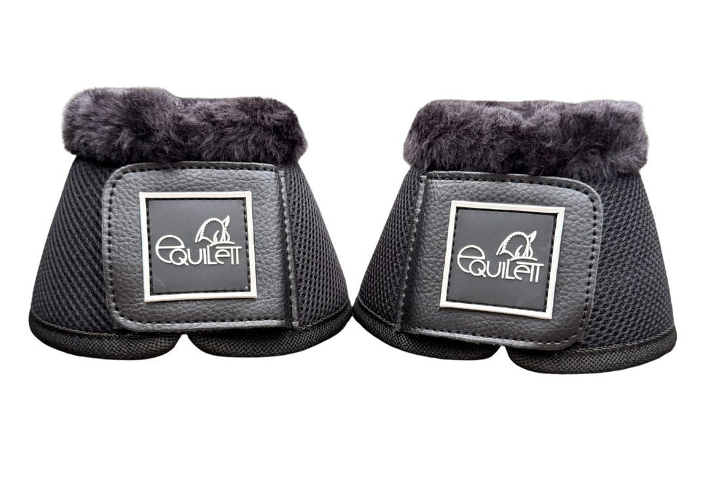 Black Mesh Bell Boots