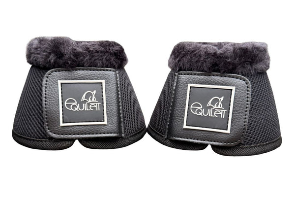 Black Mesh Bell Boots