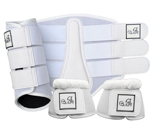 Airflow White Mesh Brushing Boot Set