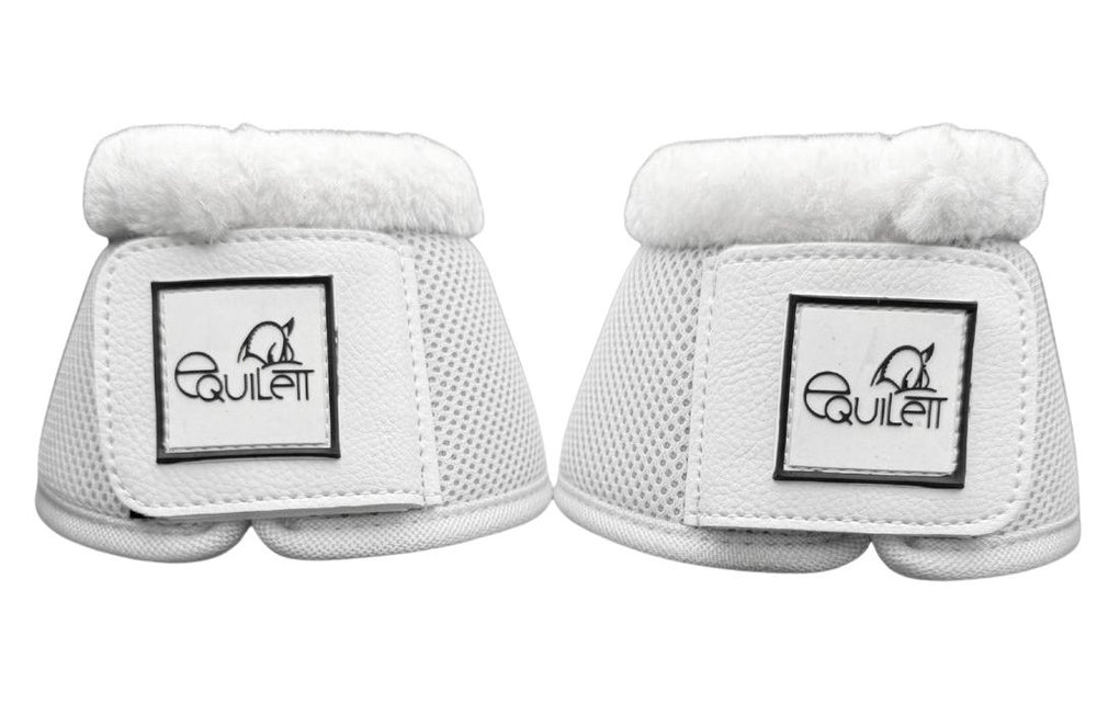 White Mesh Bell Boots