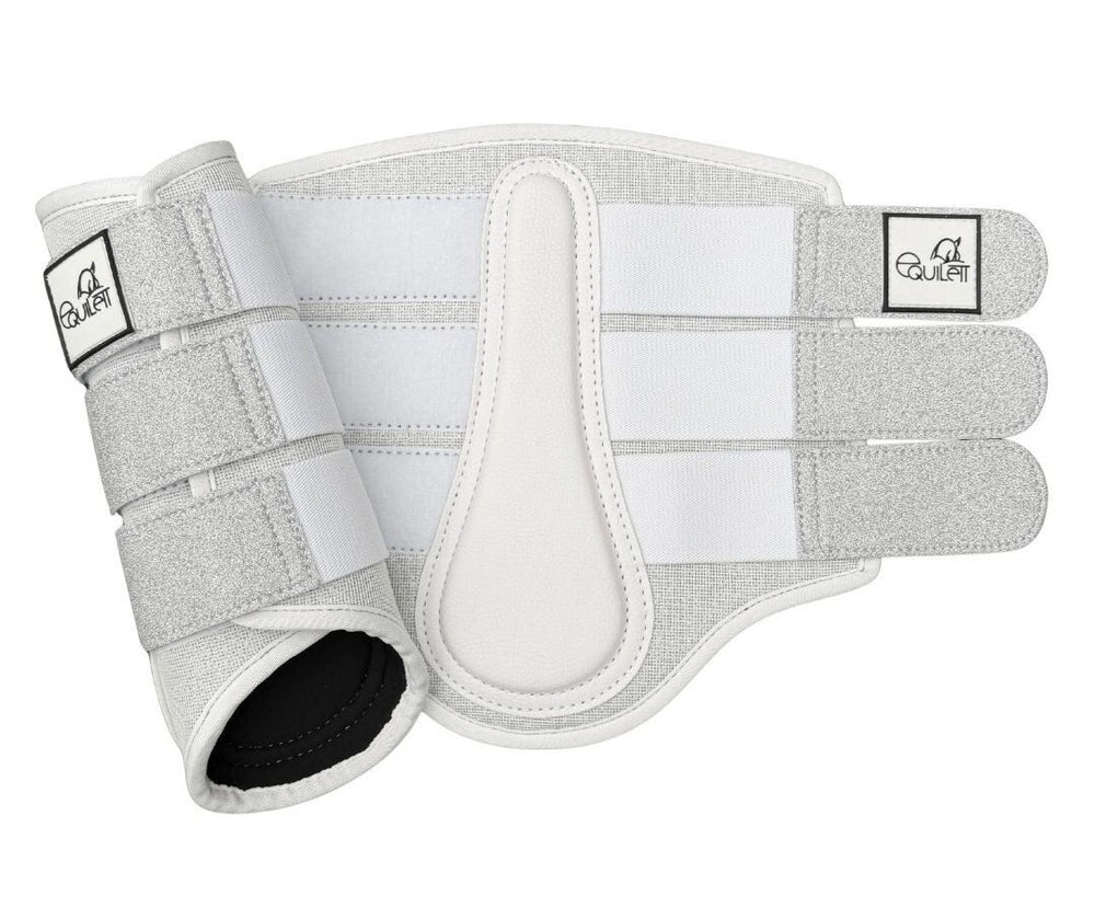 Airflow White Glitter Mesh Brushing Boots