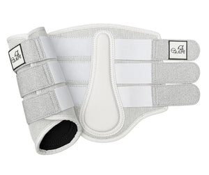 Airflow White Glitter Mesh Brushing Boots
